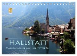 Hallstatt, Marktgemeinde am Hallstätter See (Tischkalender 2024 DIN A5 quer), CALVENDO Monatskalender
