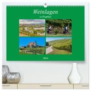 Weinlagen in Franken (hochwertiger Premium Wandkalender 2024 DIN A2 quer), Kunstdruck in Hochglanz