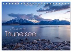 Rund um den Thunersee (Tischkalender 2024 DIN A5 quer), CALVENDO Monatskalender