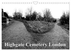 Highgate Cemetery London (Wandkalender 2024 DIN A4 quer), CALVENDO Monatskalender