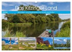 Das Kitzinger Land - Wandern und Radfahren mit Kunst und Kultur (Wandkalender 2024 DIN A2 quer), CALVENDO Monatskalender