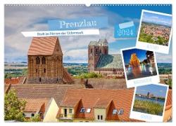 Prenzlau - Stadt im Herzen der Uckermark (Wandkalender 2024 DIN A2 quer), CALVENDO Monatskalender
