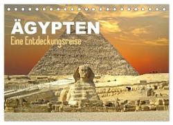 Ägypten - Eine Entdeckungsreise (Tischkalender 2024 DIN A5 quer), CALVENDO Monatskalender