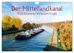 Der Mittellandkanal - 325 Kilometer Wasserstraße (Wandkalender 2024 DIN A4 quer), CALVENDO Monatskalender