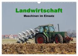 Landwirtschaft - Maschinen im Einsatz (Wandkalender 2024 DIN A3 quer), CALVENDO Monatskalender