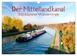 Der Mittellandkanal - 325 Kilometer Wasserstraße (Wandkalender 2024 DIN A3 quer), CALVENDO Monatskalender