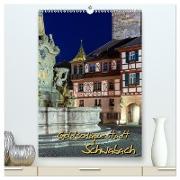 Goldschlägerstadt Schwabach (hochwertiger Premium Wandkalender 2024 DIN A2 hoch), Kunstdruck in Hochglanz
