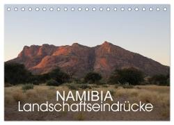 Namibia - Landschaftseindrücke (Tischkalender 2024 DIN A5 quer), CALVENDO Monatskalender