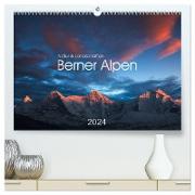BERNER ALPEN - Natur und Landschaften (hochwertiger Premium Wandkalender 2024 DIN A2 quer), Kunstdruck in Hochglanz