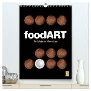 foodART - Früchte und Gemüse (hochwertiger Premium Wandkalender 2024 DIN A2 hoch), Kunstdruck in Hochglanz