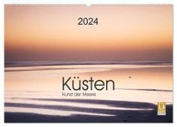 Küsten - Kunst der Meere (Wandkalender 2024 DIN A2 quer), CALVENDO Monatskalender