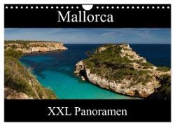 Mallorca - XXL Panoramen (Wandkalender 2024 DIN A4 quer), CALVENDO Monatskalender