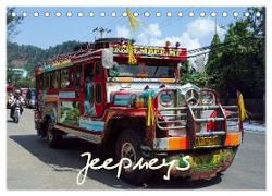 Jeepneys (Tischkalender 2024 DIN A5 quer), CALVENDO Monatskalender