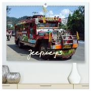 Jeepneys (hochwertiger Premium Wandkalender 2024 DIN A2 quer), Kunstdruck in Hochglanz
