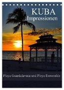 Kuba Impressionen Playa Guardalavaca und Playa Esmeralda (Tischkalender 2024 DIN A5 hoch), CALVENDO Monatskalender