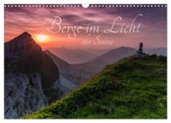 Berge im Licht der Sonne (Wandkalender 2024 DIN A3 quer), CALVENDO Monatskalender