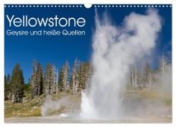 Yellowstone - Geysire und heisse Quellen (Wandkalender 2024 DIN A3 quer), CALVENDO Monatskalender