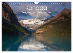 Kanada - Bergseen und Wasserfälle (Wandkalender 2024 DIN A4 quer), CALVENDO Monatskalender