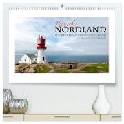 Magisches Nordland. Eine Reise in das Herz Skandinaviens (hochwertiger Premium Wandkalender 2024 DIN A2 quer), Kunstdruck in Hochglanz
