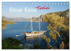 Blaue Reise Türkei (Tischkalender 2024 DIN A5 quer), CALVENDO Monatskalender