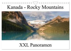 Kanada - Rocky Mountains - XXL Panoramen (Wandkalender 2024 DIN A4 quer), CALVENDO Monatskalender