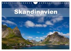 Skandinavien - Der mystische Norden (Wandkalender 2024 DIN A4 quer), CALVENDO Monatskalender