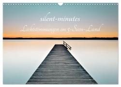 silent minutes - Lichtstimmungen im 5-Seen-Land (Wandkalender 2024 DIN A3 quer), CALVENDO Monatskalender
