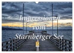 Impressionen vom Starnberger See (Wandkalender 2024 DIN A3 quer), CALVENDO Monatskalender