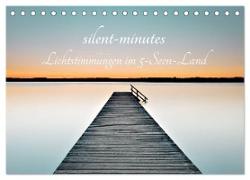 silent minutes - Lichtstimmungen im 5-Seen-Land (Tischkalender 2024 DIN A5 quer), CALVENDO Monatskalender