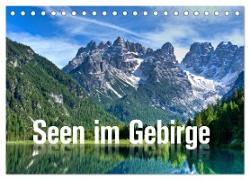 Seen im Gebirge (Tischkalender 2024 DIN A5 quer), CALVENDO Monatskalender