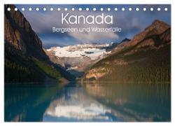 Kanada - Bergseen und Wasserfälle (Tischkalender 2024 DIN A5 quer), CALVENDO Monatskalender
