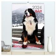 BÄR - Der Berner Sennenhund (hochwertiger Premium Wandkalender 2024 DIN A2 hoch), Kunstdruck in Hochglanz