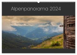 Alpenpanorama 2024 (Wandkalender 2024 DIN A2 quer), CALVENDO Monatskalender