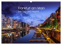 Frankfurt am Main bei Tag und Nacht (Wandkalender 2024 DIN A2 quer), CALVENDO Monatskalender