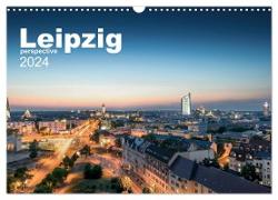 Leipzig perspective (Wandkalender 2024 DIN A3 quer), CALVENDO Monatskalender