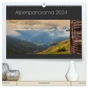 Alpenpanorama 2024 (hochwertiger Premium Wandkalender 2024 DIN A2 quer), Kunstdruck in Hochglanz