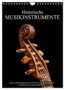 Historische Musikinstrumente (Wandkalender 2024 DIN A4 hoch), CALVENDO Monatskalender