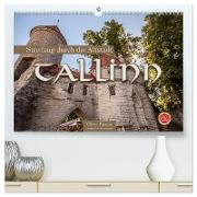 Tallinn - Streifzug durch die Altstadt (hochwertiger Premium Wandkalender 2024 DIN A2 quer), Kunstdruck in Hochglanz