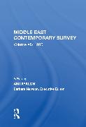 Middle East Contemporary Survey, Volume Xiv: 1990