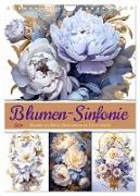 Blumen-Sinfonie (Wandkalender 2024 DIN A4 hoch), CALVENDO Monatskalender