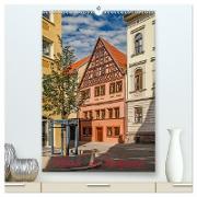 Pößneck - ein Stadtporträt (hochwertiger Premium Wandkalender 2024 DIN A2 hoch), Kunstdruck in Hochglanz