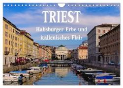 Triest - Habsburger Erbe und italienisches Flair (Wandkalender 2024 DIN A4 quer), CALVENDO Monatskalender