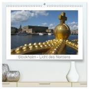 Stockholm - Licht des Nordens (hochwertiger Premium Wandkalender 2024 DIN A2 quer), Kunstdruck in Hochglanz