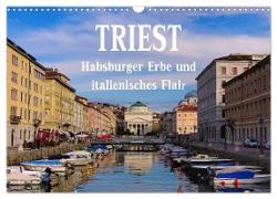 Triest - Habsburger Erbe und italienisches Flair (Wandkalender 2024 DIN A3 quer), CALVENDO Monatskalender