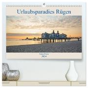 Urlaubsparadies Rügen (hochwertiger Premium Wandkalender 2024 DIN A2 quer), Kunstdruck in Hochglanz