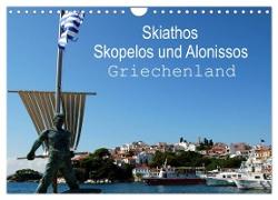Skiathos Skopelos und Alonissos Griechenland (Wandkalender 2024 DIN A4 quer), CALVENDO Monatskalender
