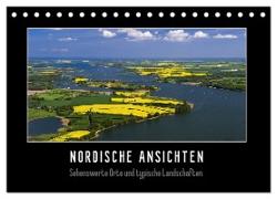 Nordische Ansichten - Sehenswerte Orte und typische Landschaften Norddeutschlands (Tischkalender 2024 DIN A5 quer), CALVENDO Monatskalender