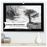 Schwarz-Weis(s)heiten (hochwertiger Premium Wandkalender 2024 DIN A2 quer), Kunstdruck in Hochglanz
