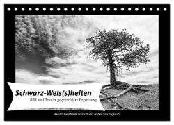 Schwarz-Weis(s)heiten (Tischkalender 2024 DIN A5 quer), CALVENDO Monatskalender