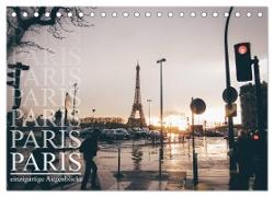 Paris - einzigartige Augenblicke (Tischkalender 2024 DIN A5 quer), CALVENDO Monatskalender
